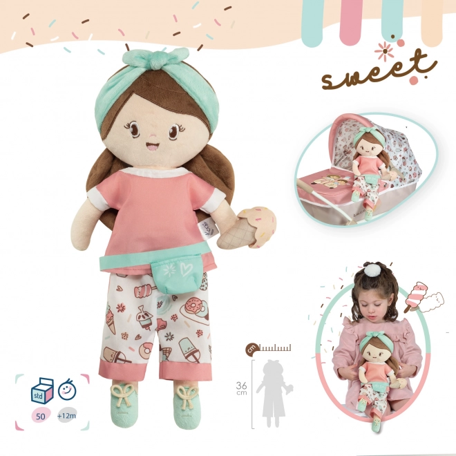 DeCuevas 20148 Plišana lutkica SWEET - 36 cm