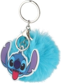 Privjesak za ključeve Stitch s pomponom