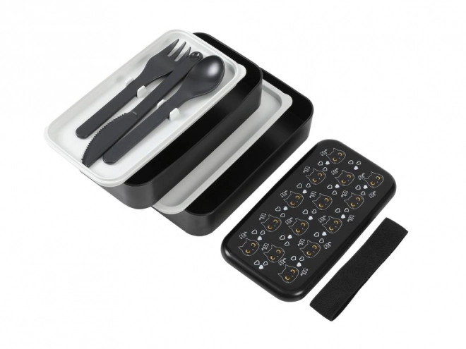 Lunch box Crna mačka Bento