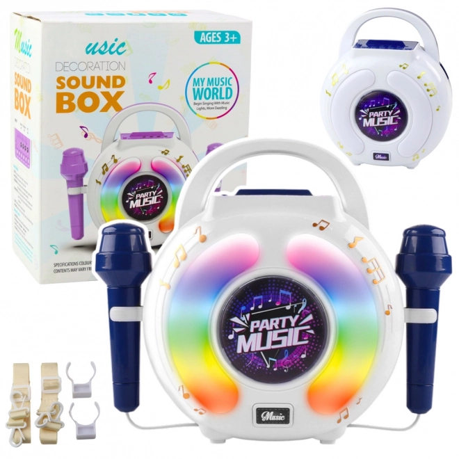 Karaoke set dva mikrofona i bluetooth zvučnik