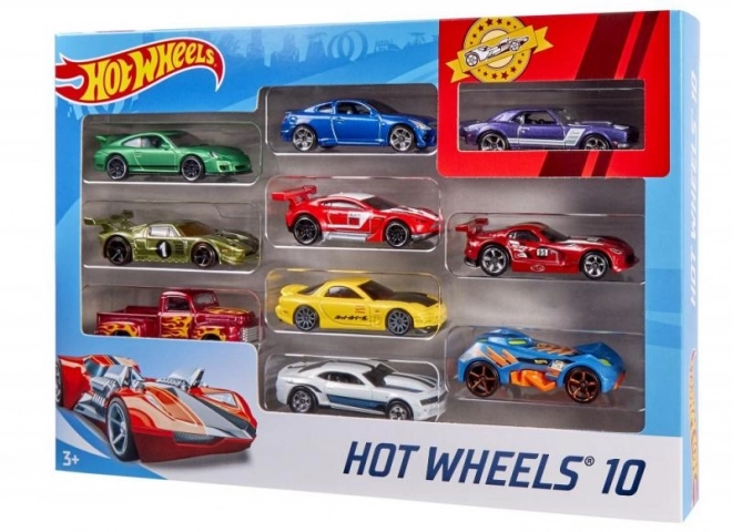 Hot Wheels kolekcionarski set 10 autića