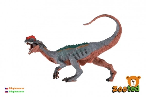 Dilophosaurus zootiran plast 15 cm u vrećici