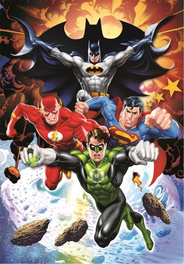 Slagalica CLEMENTONI DC COMICS: U boj! 104 dijelova