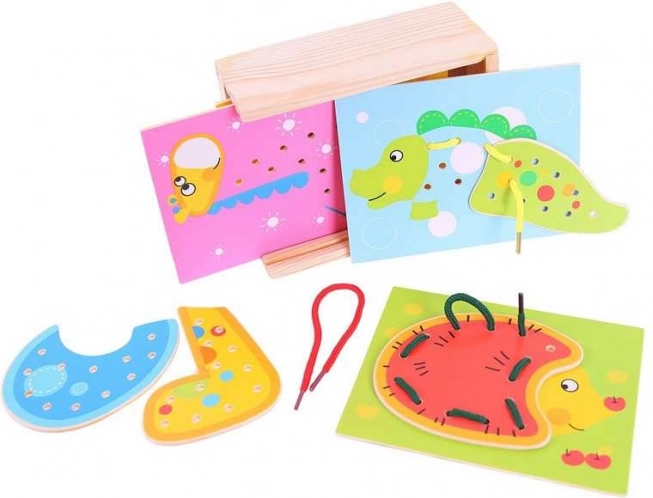 Bigjigs Toys provlačenje životinja – drveni set za djecu