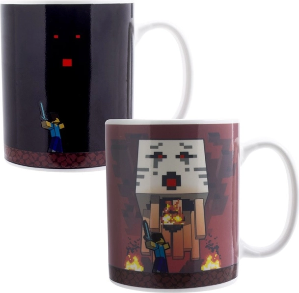 Šalica koja mijenja boju MINECRAFT Nether 300 ml