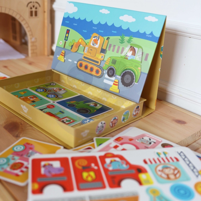 Tooky Toy Magnetički Montessori Ormarić s 80 Dijelova