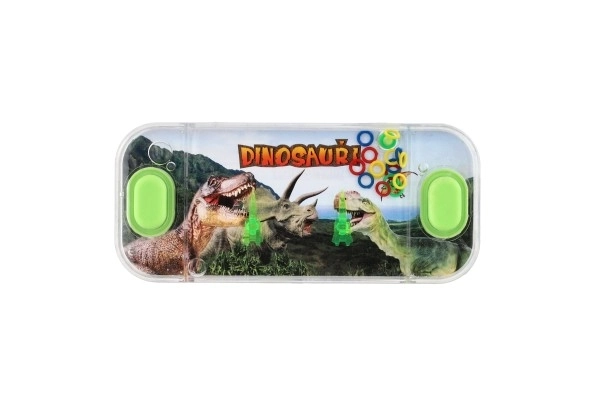 Vodena igra zagonetka 15,5x7cm plastika dinosaur 4 vrste 24 komada u kutiji