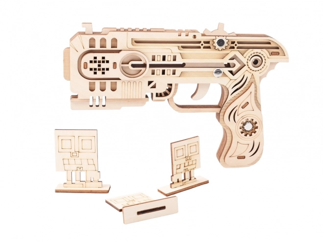 Woodcraft Drvene 3D puzzle Oružje na gumice Dragon Chaser