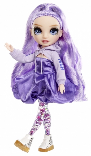 Rainbow High Sjaj i Sjaj Moda lutka - Viola (Ljubičasta)
