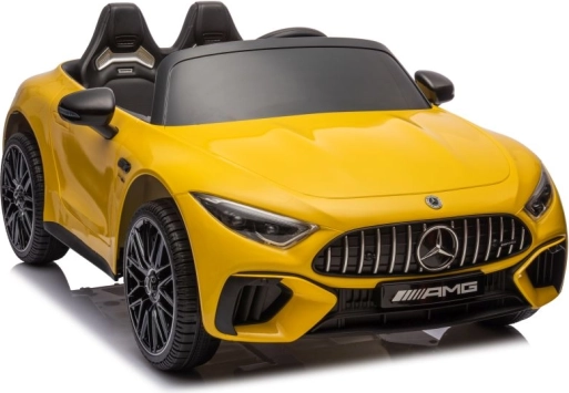 Dječji električni automobil MERCEDES AMG SL63 – žuti, lakirani
