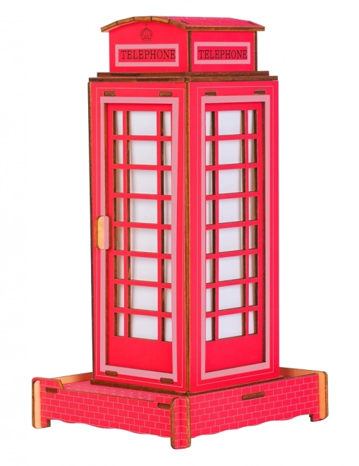 Woodcraft Drvena 3D slagalica Britanska telefonska govornica