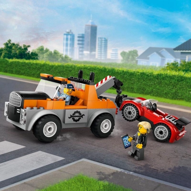 LEGO City 60435 Vučno vozilo i popravak sportskog automobila