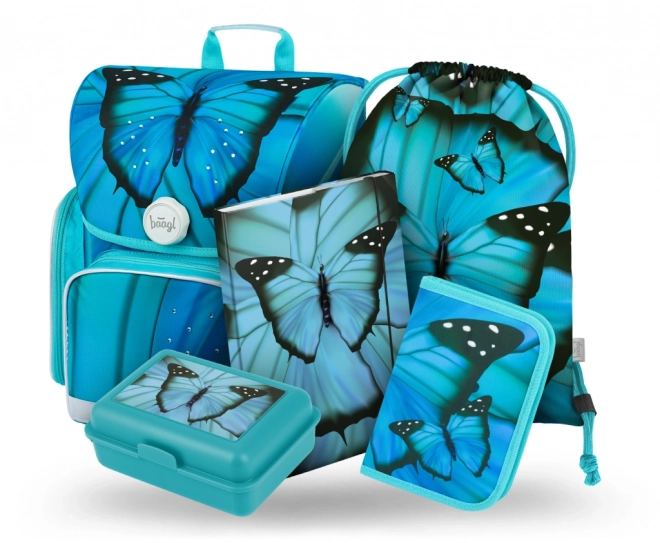 Školski set BAAGL Ergo Butterfly