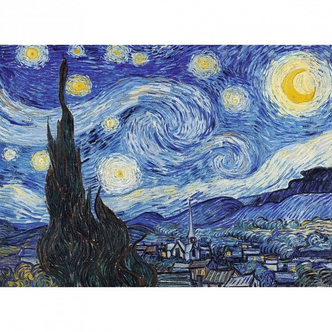 Drvene puzzle Vincent van Gogh - Zvjezdana noć 200 komada