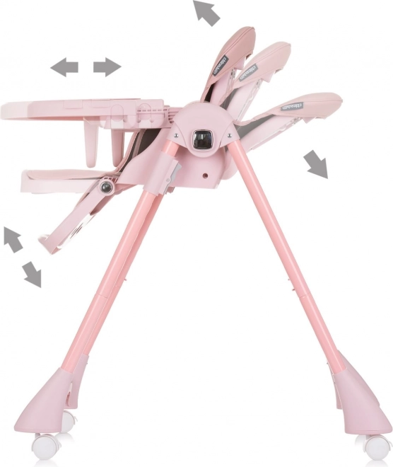 CHIPOLINO Dječja Stolica Za Jelo Candy Shop Flamingo