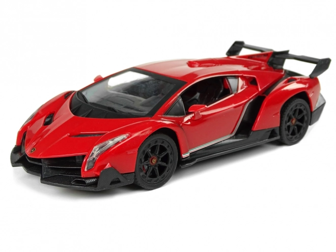 Sportski auto R/C 1:24 Lamborghini Veneno Crveni 2.4 G Svjetla