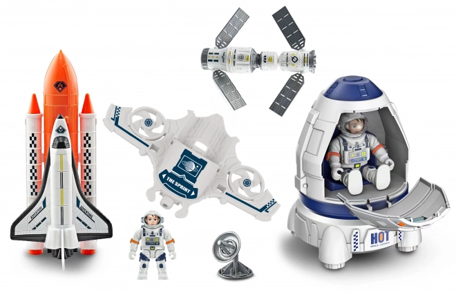 Svemirski set s figuricom 8cm i svemirskim brodom 21cm