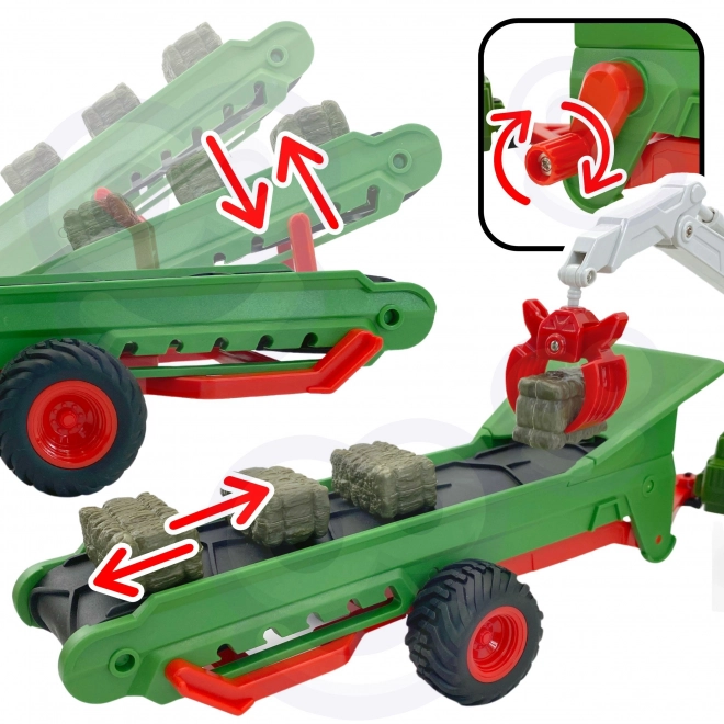 Set poljoprivrednih strojeva mini traktor farma WOOPIE