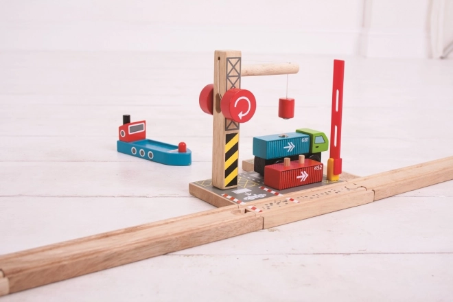 Bigjigs Rail Kontejnerski Terminal
