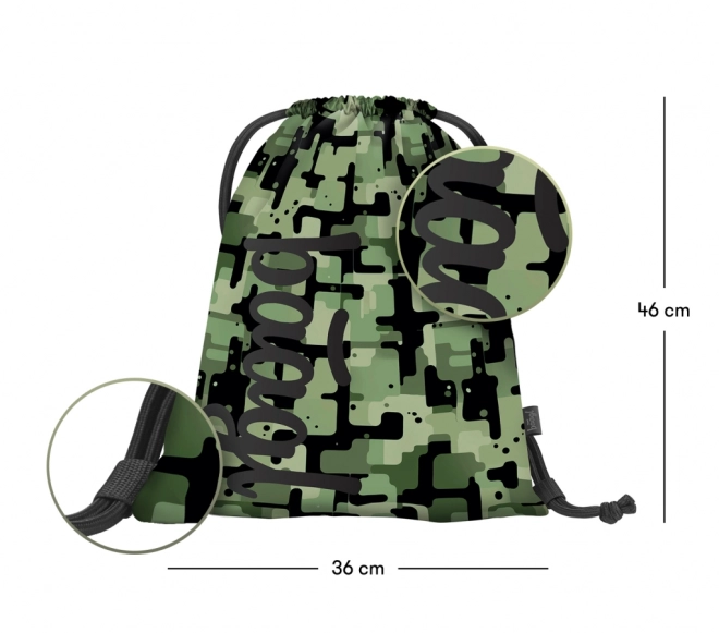 BAAGL 3 U SETU Coolmate Green: ruksak, pernica, vrećica