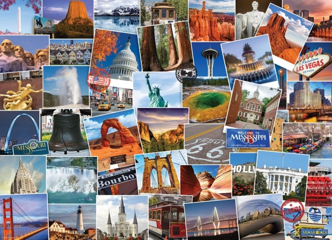 Puzzle EUROGRAPHICS globetrotter SAD 1000 dijelova