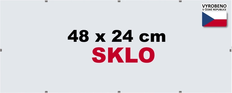 Euroclip okvir 48 × 24 cm (staklo)