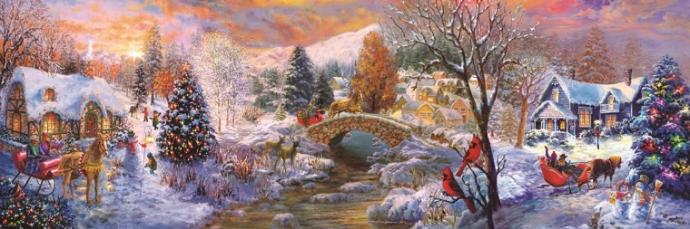 EUROGRAPHICS panoramske puzzle Idemo baki, 1000 dijelova