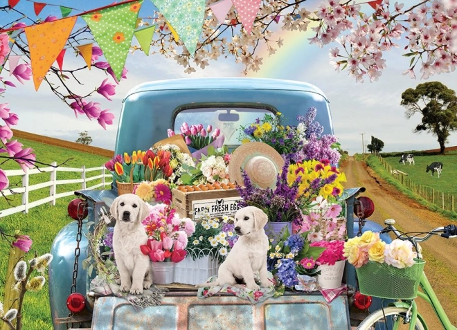 Cobble Hill puzzle Proljetni kombi 500 dijelova
