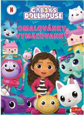 bojanka Gabby's Dollhouse 20 × 27,3 cm, 24 stranica