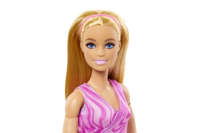 Barbie u pokretu - Plavuša s plavim tajicama HRH27