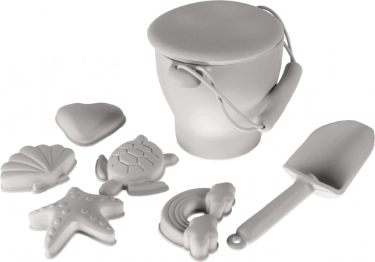 Silikonski set za pijesak, Dove Grey