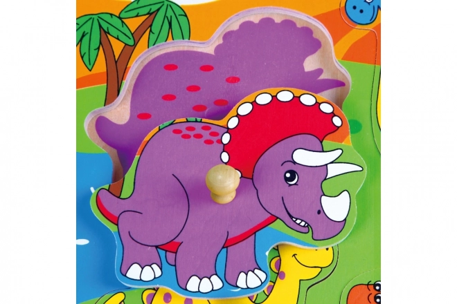 Drvena slagalica - dinosauri