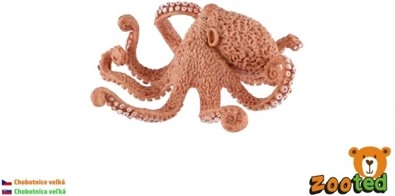 Realistična figurica hobotnice 11 cm plastika