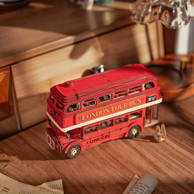 3D drvena slagalica londonski double-decker