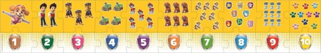 Edukativne puzzle Brojevi Psići u ophodnji 20 dijelova