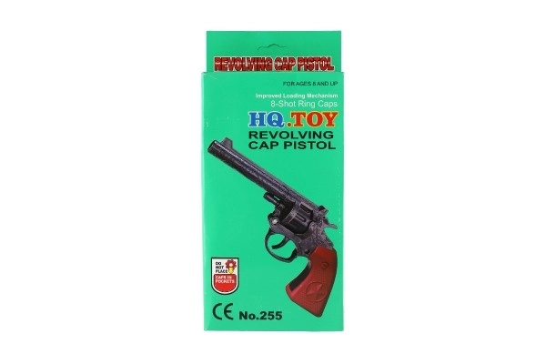 Plastični dječji revolver na kapsule, 8 metaka