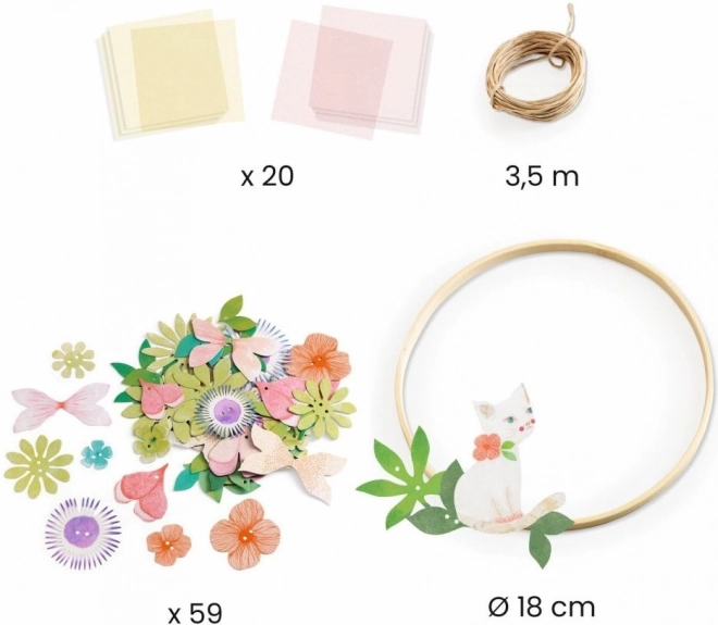 Cvjetni vijenac Dalia za sastavljanje - DIY od Djeca