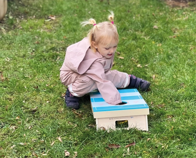 Small foot Hra 2v1 Cornhole i stolni hokej Active