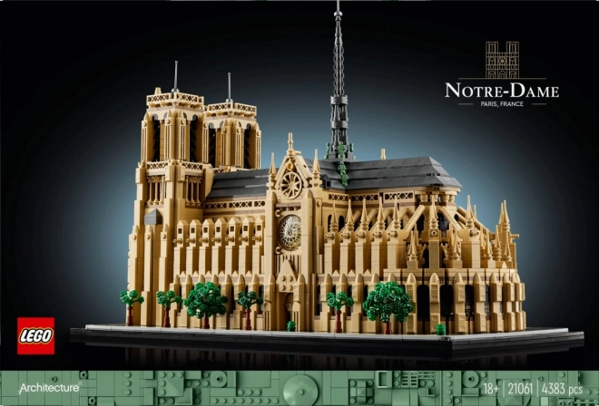 Lego arhictecture set: Katedrala Notre-Dame