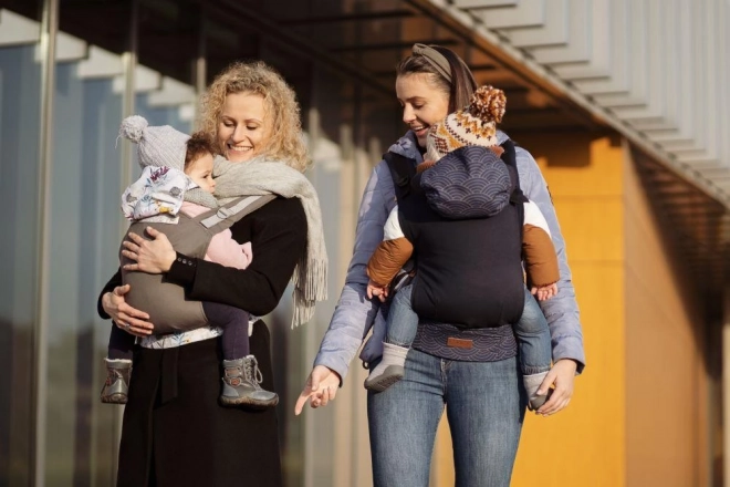 Ergonomska nosiljka MoMi COLLET siva