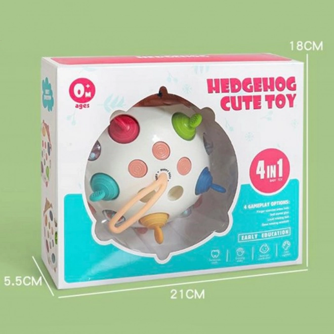 Senzorička igračka Jež 4u1 Pop-it Aktivna
