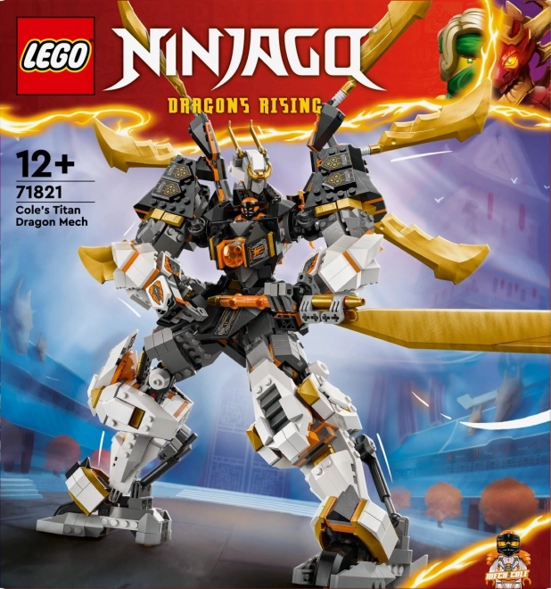Lego Ninjago: Tytanov zmaj mech Colea