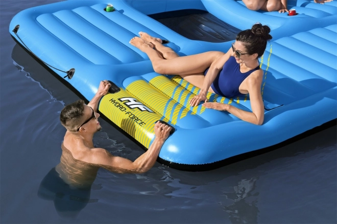 HYDRO-Force Otok + tobogan 376x311cm BESTWAY