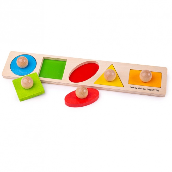 Bigjigs Baby Umetni puzzle oblici