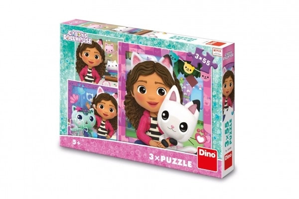 GÁBI I PRIJATELJI 3x55 Puzzle