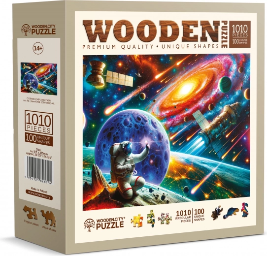 Drvene puzzle WOODEN CITY Istraživanje svemira 1010 dijelova