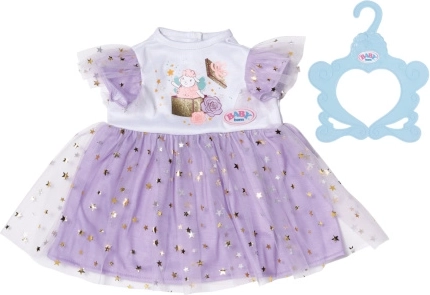 Baby born lila haljinica s tutu za lutke 43 cm