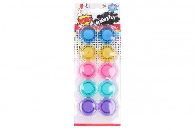Šarene okrugle magnete 3 cm - set od 10 kom