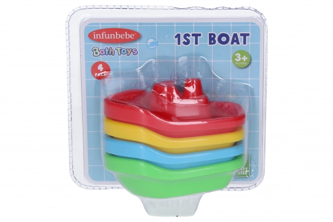 Infunbebe Brodić za kadu 4 kom 10,5 cm