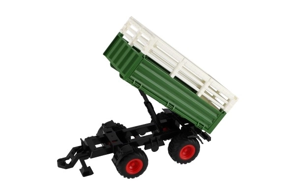 Traktor Zetor RC s prikolicom plast 42cm 2,4GHz punjivi paket + baterija sa zvukom u kutiji